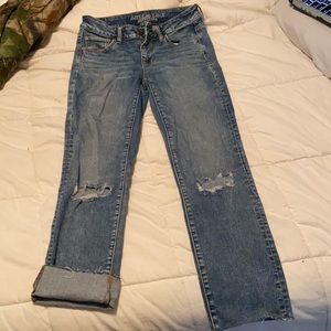 American Eagle Outfitters crop jeans- super stretchy and comfy!